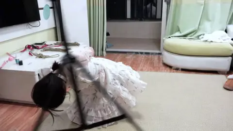 YeZi Network Tune – Asian Girl Chained, Fucked Indoors